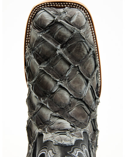 Men's Exotic Pirarucu Western Boots - Broad Square Toe | Cody James Boots|Accessories
