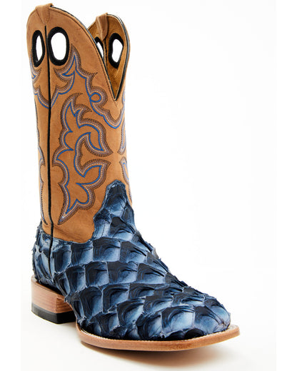 Men's Exotic Pirarucu Western Boots - Broad Square Toe | Cody James Boots|Accessories