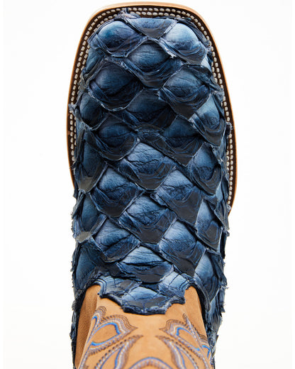 Men's Exotic Pirarucu Western Boots - Broad Square Toe | Cody James Boots|Accessories
