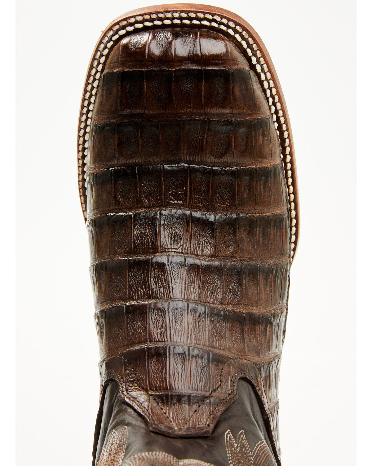 Men's Exotic Caiman Tail Skin Western Boots - Broad Square | Cody James Boots