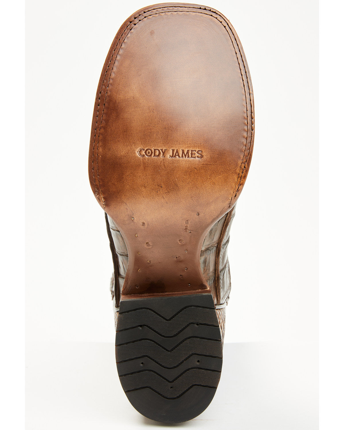 Men's Exotic Caiman Tail Skin Western Boots - Broad Square | Cody James Boots