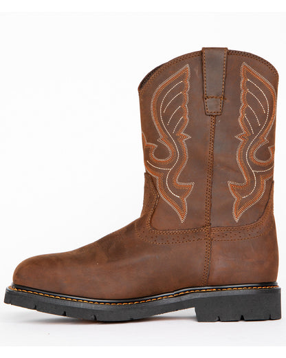 Men's 10" Waterproof Pull-On Work Boots - Composite Toe | Cody James Boots