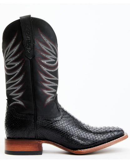 Men's Matte Python Exotic Western Boots - Broad Square Toe | Cody James Boots|Accessories