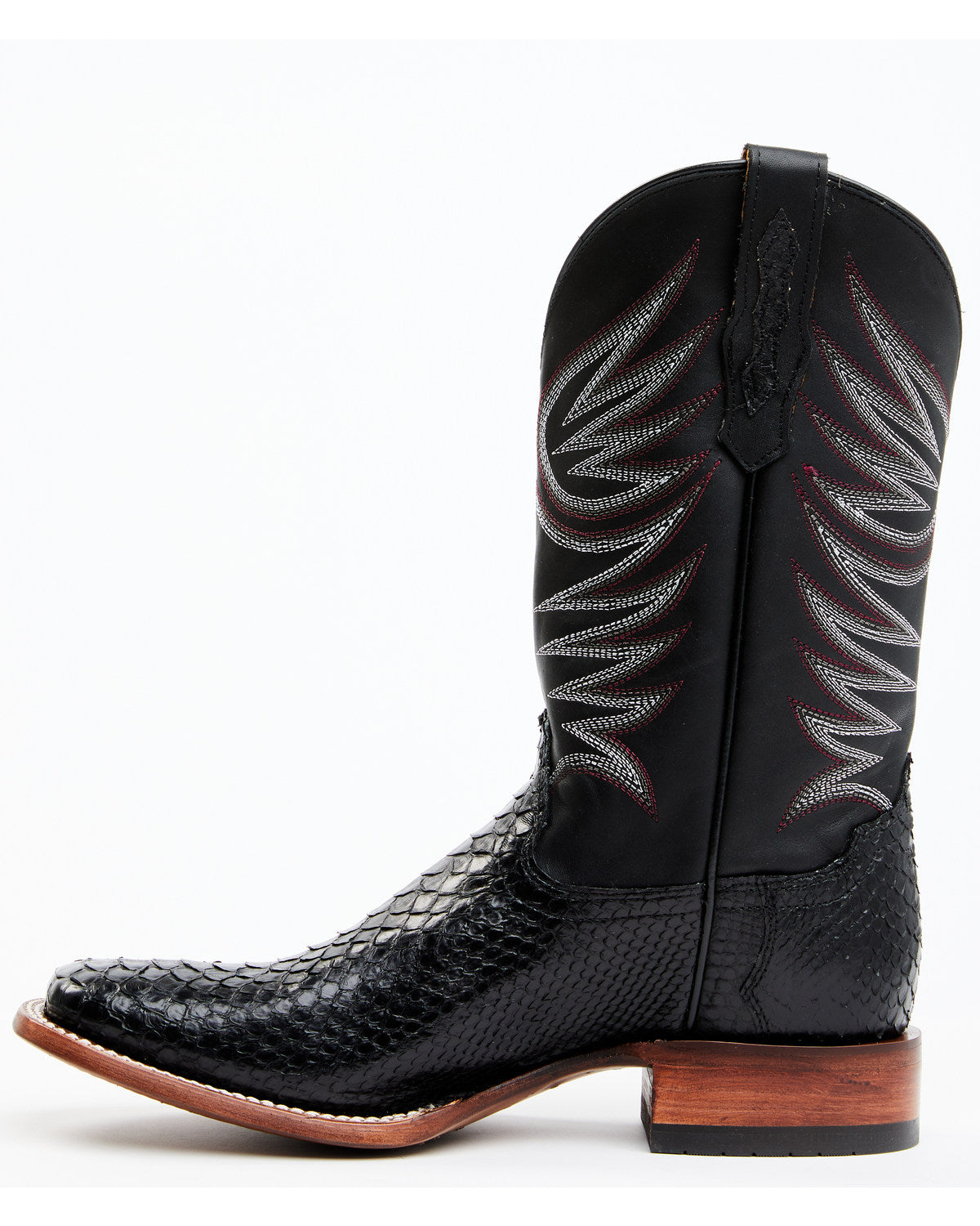 Men's Matte Python Exotic Western Boots - Broad Square Toe | Cody James Boots|Accessories