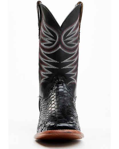 Men's Matte Python Exotic Western Boots - Broad Square Toe | Cody James Boots|Accessories