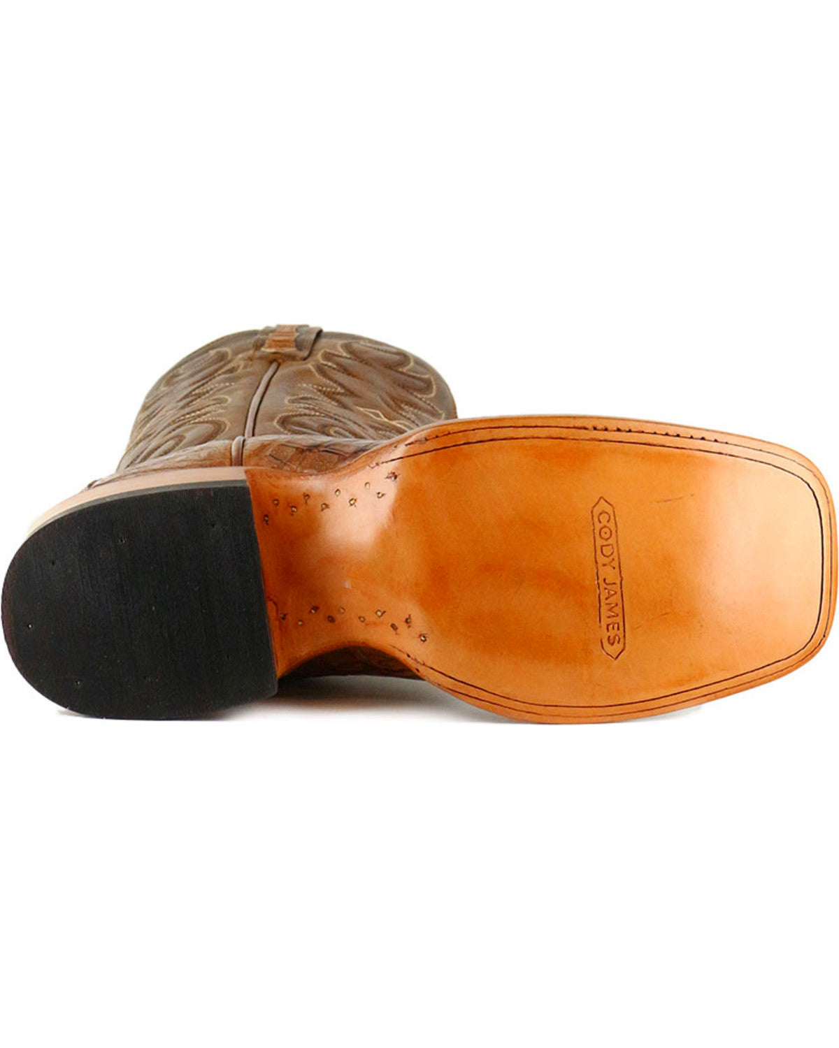 Men's Burnished Caiman Exotic Boots - Broad Square Toe | Cody James Boots