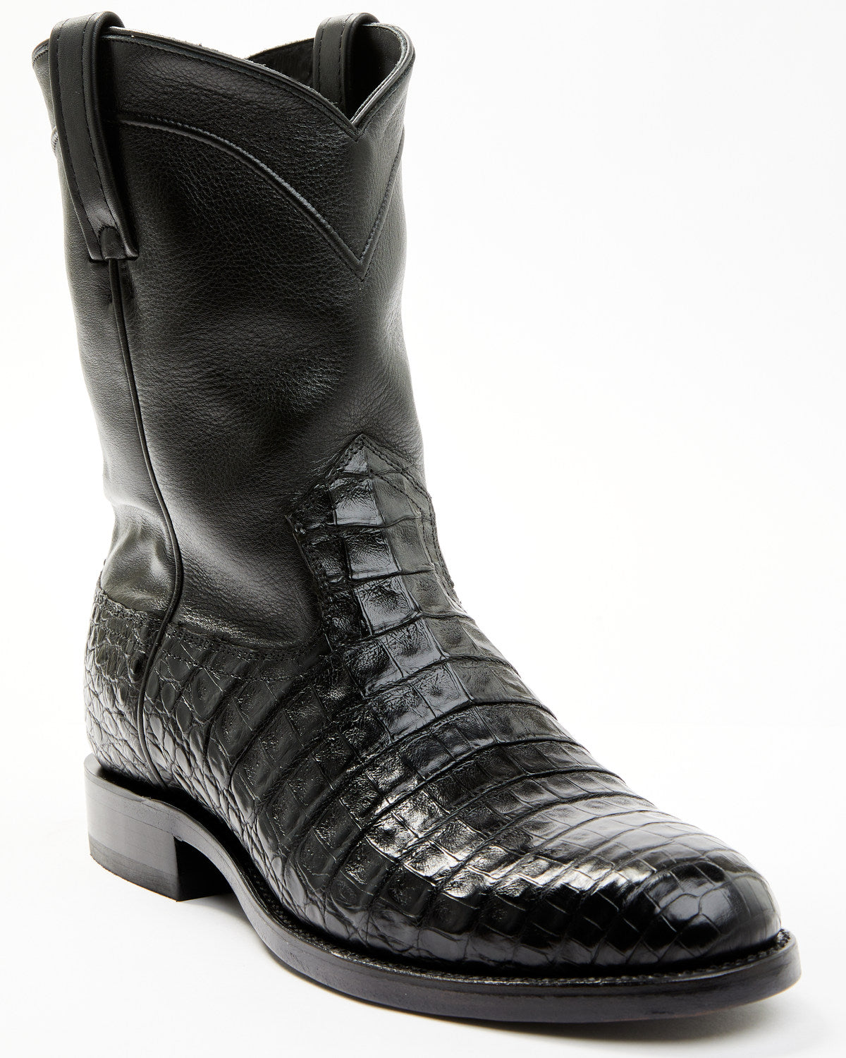 Black 1978® Men's Carmen Exotic Caiman Belly Roper Boots - | Cody James Boots