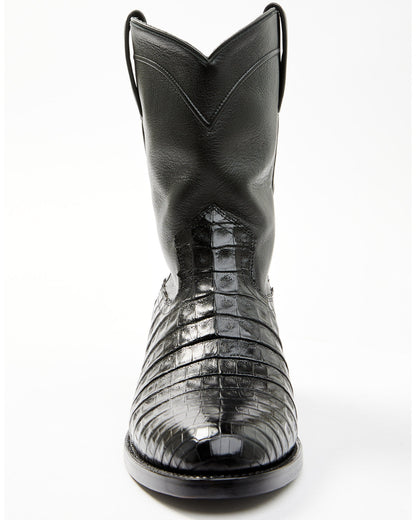 Black 1978® Men's Carmen Exotic Caiman Belly Roper Boots - | Cody James Boots