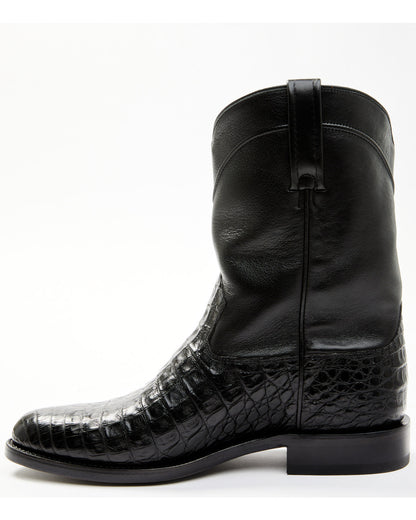 Black 1978® Men's Carmen Exotic Caiman Belly Roper Boots - | Cody James Boots