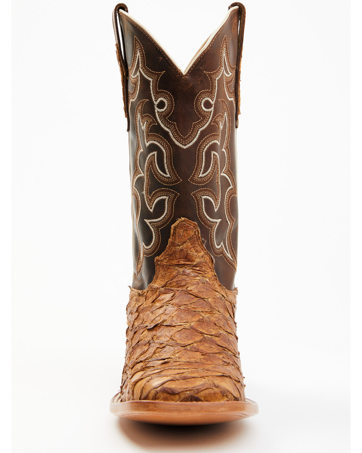 Men's Exotic Pirarucu Skin Western Boots - Broad Square Toe | Cody James Boots