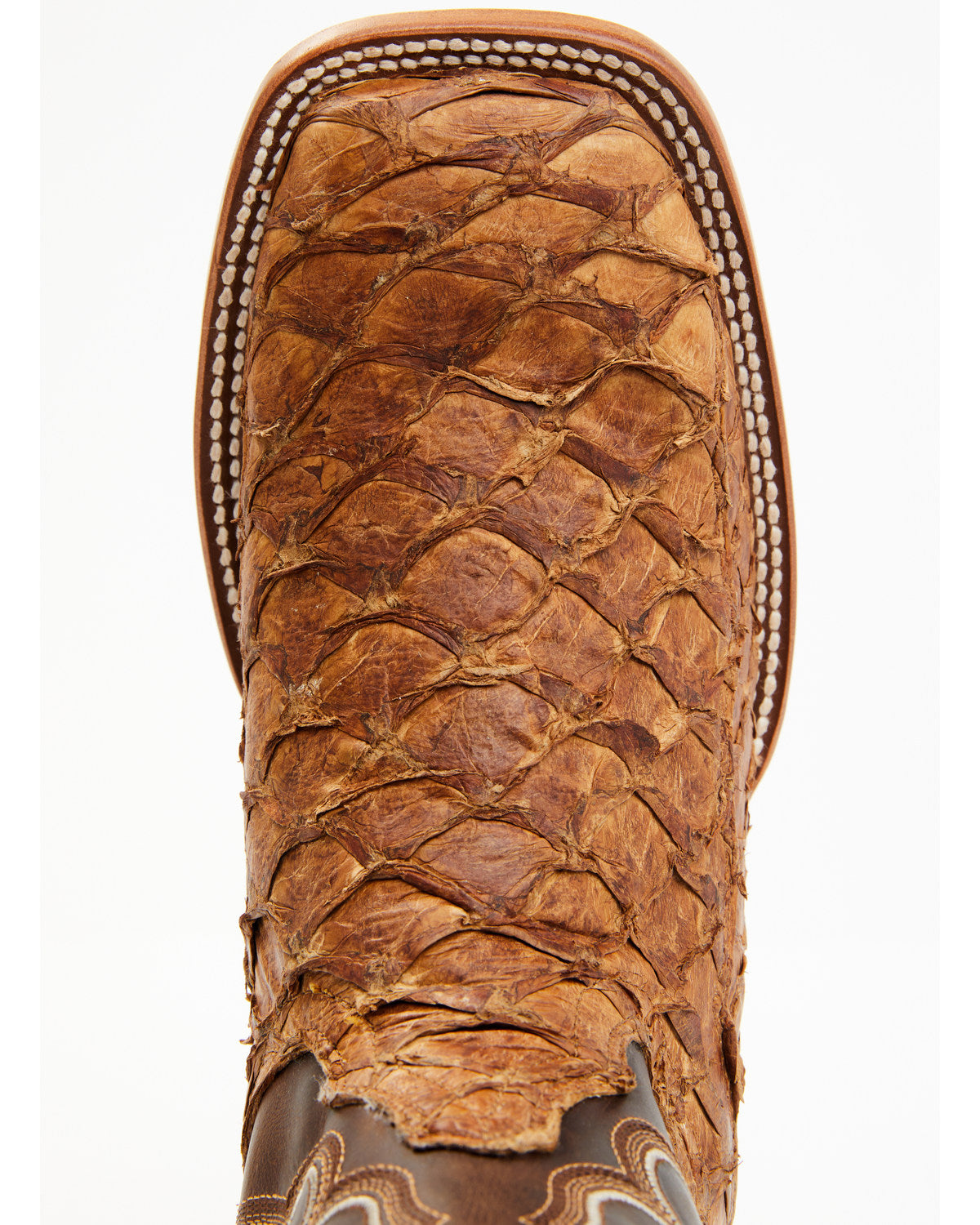 Men's Exotic Pirarucu Skin Western Boots - Broad Square Toe | Cody James Boots