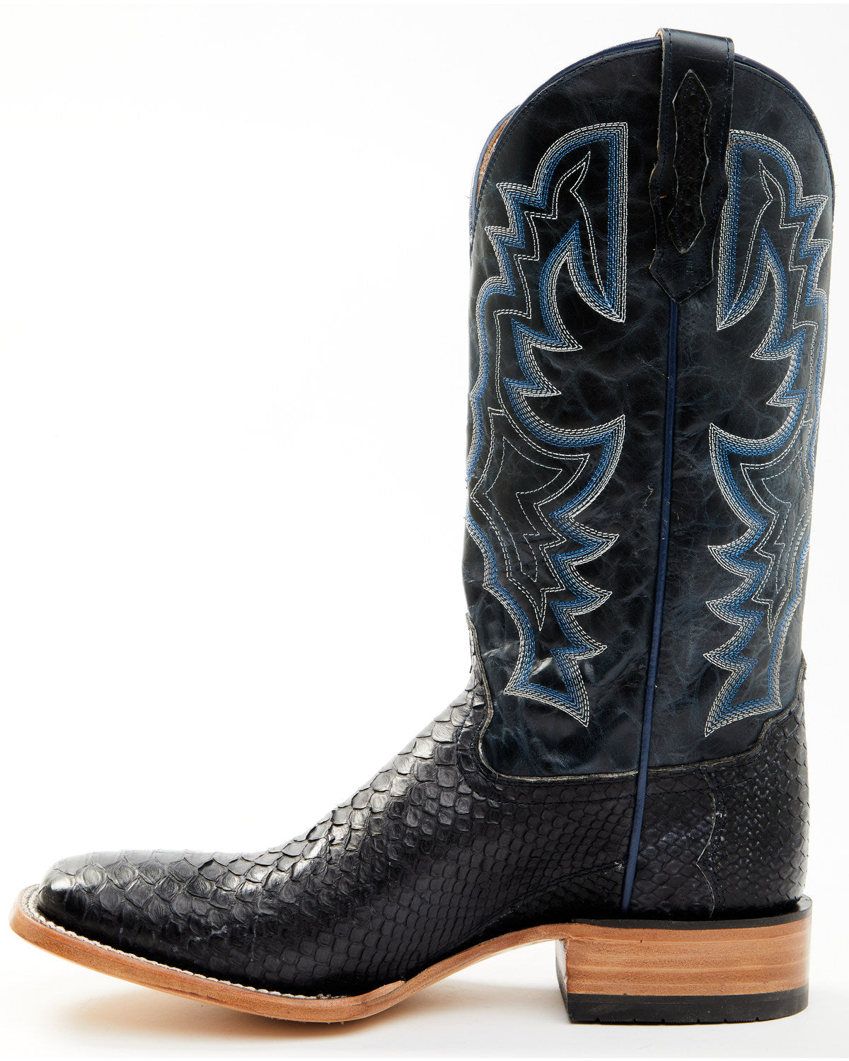 Men's Exotic Python Western Boots - Broad Square Toe | Cody James Boots