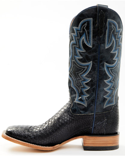 Men's Exotic Python Western Boots - Broad Square Toe | Cody James Boots