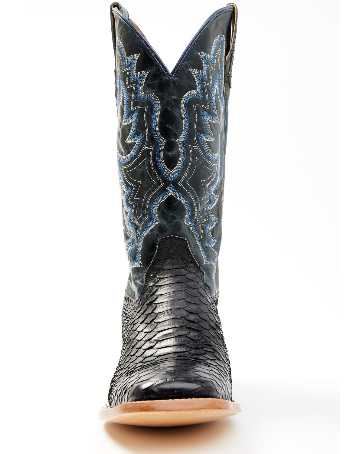 Men's Exotic Python Western Boots - Broad Square Toe | Cody James Boots