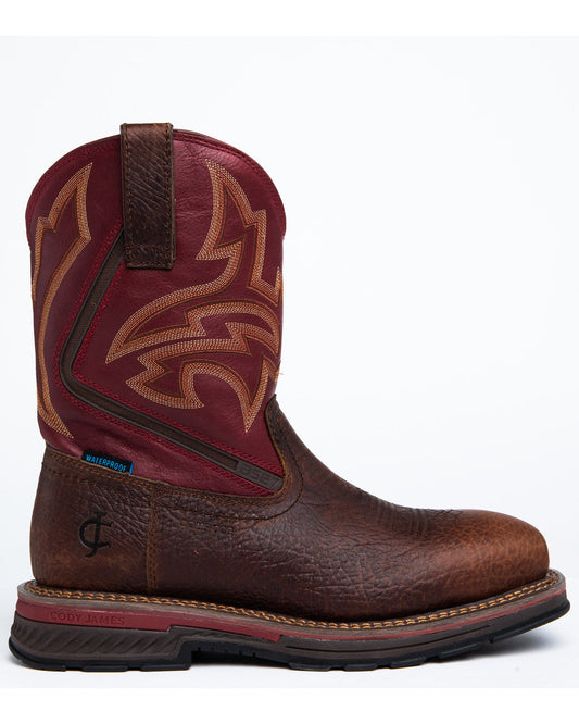 Men's 11" ASE7 Disruptor Waterproof Western Work Boots - Na | Cody James Boots