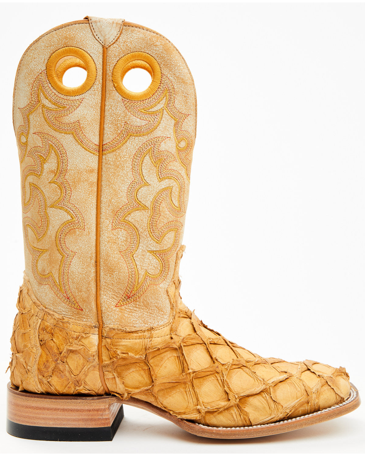 Men's Exotic Pirarucu Western Boots - Broad Square Toe | Cody James Boots