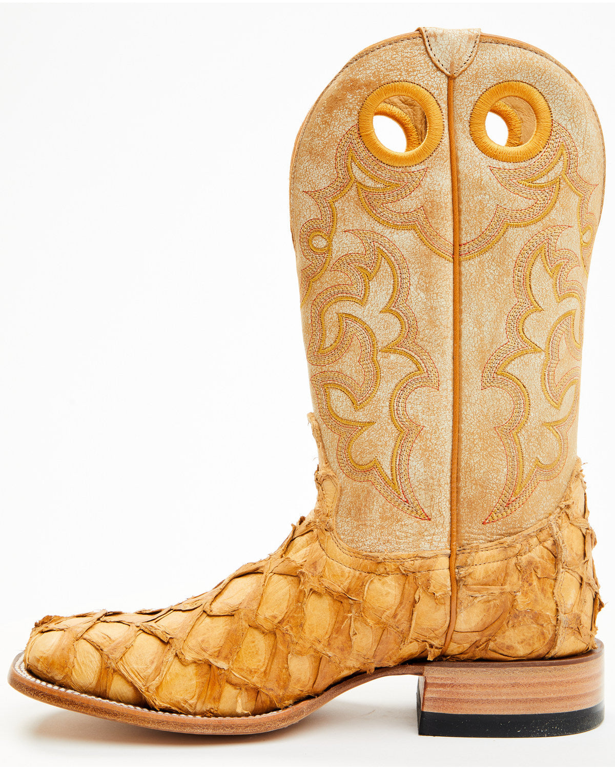 Men's Exotic Pirarucu Western Boots - Broad Square Toe | Cody James Boots
