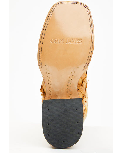 Men's Exotic Pirarucu Western Boots - Broad Square Toe | Cody James Boots