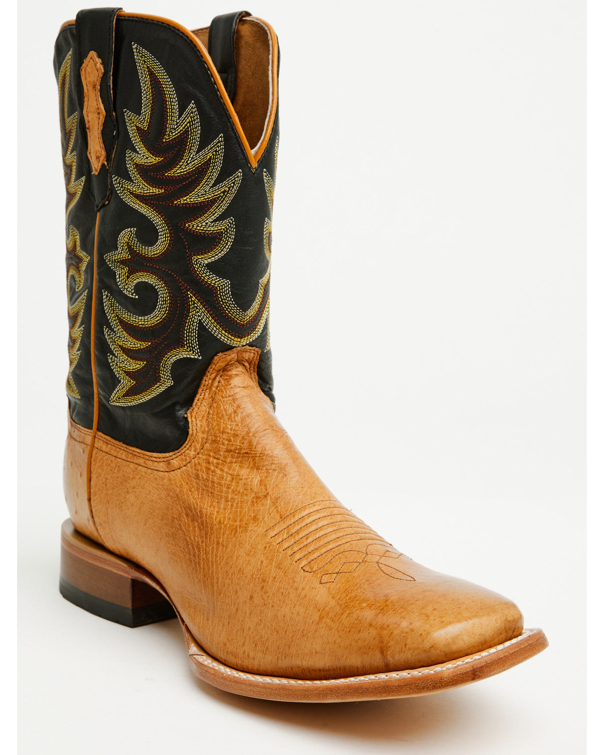 Men's Exotic Ostrich Western Boots - Broad Square Toe | Cody James Boots
