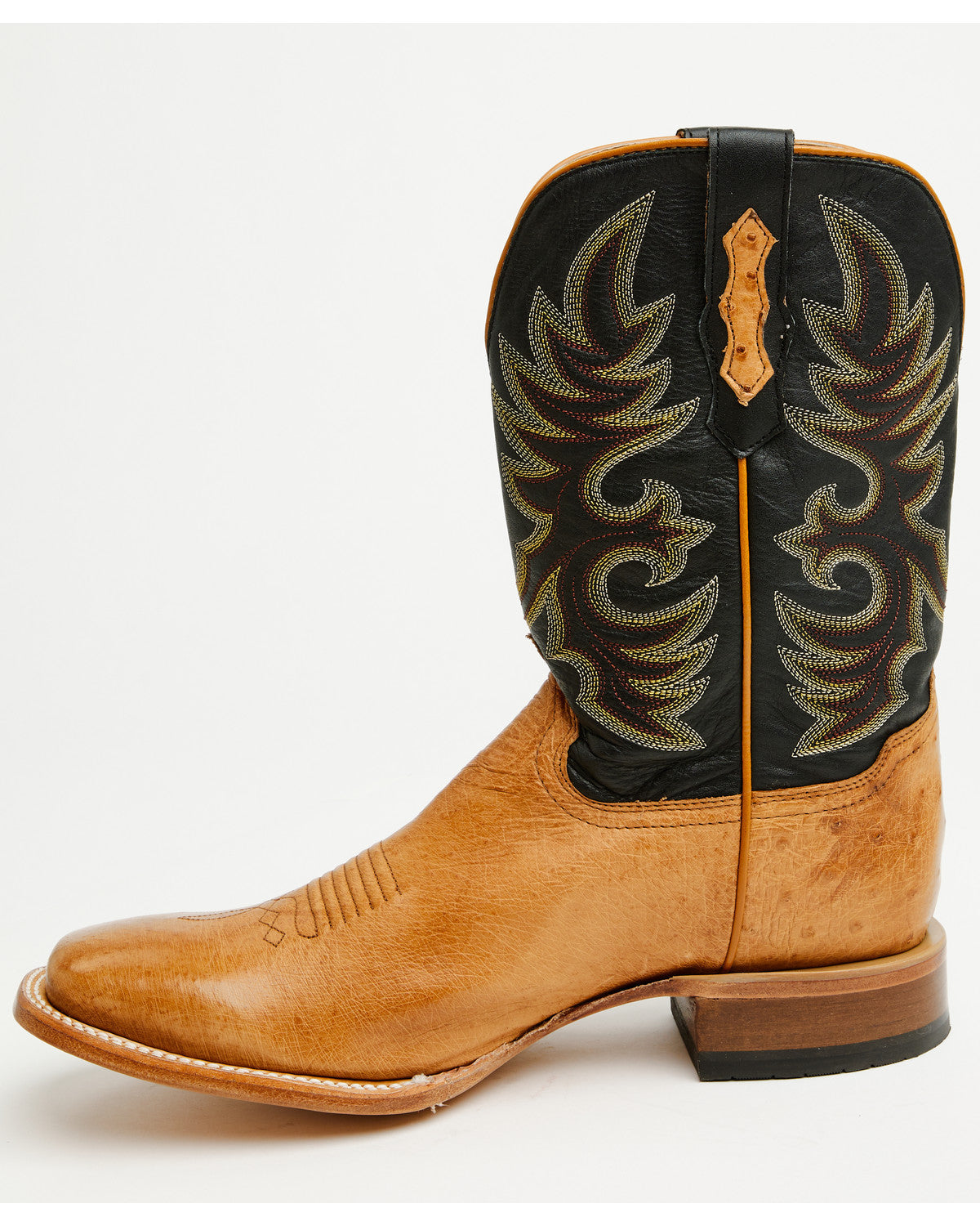 Men's Exotic Ostrich Western Boots - Broad Square Toe | Cody James Boots
