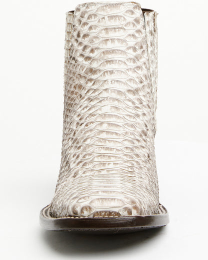 Men's Hash Exotic Python Western Ankle Boots - Broad Square | Cody James Boots