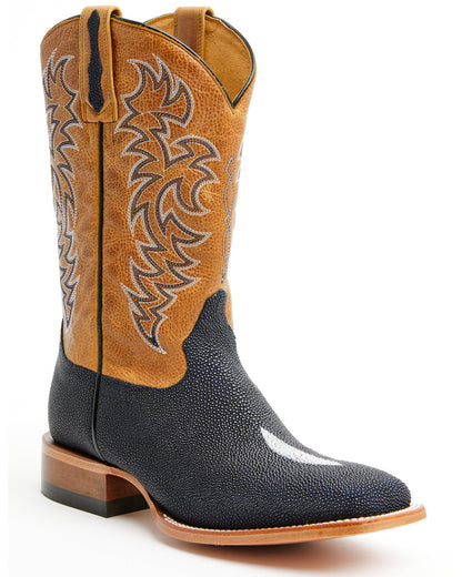 Men's Exotic Stingray Western Boots - Broad Square Toe | Cody James Boots