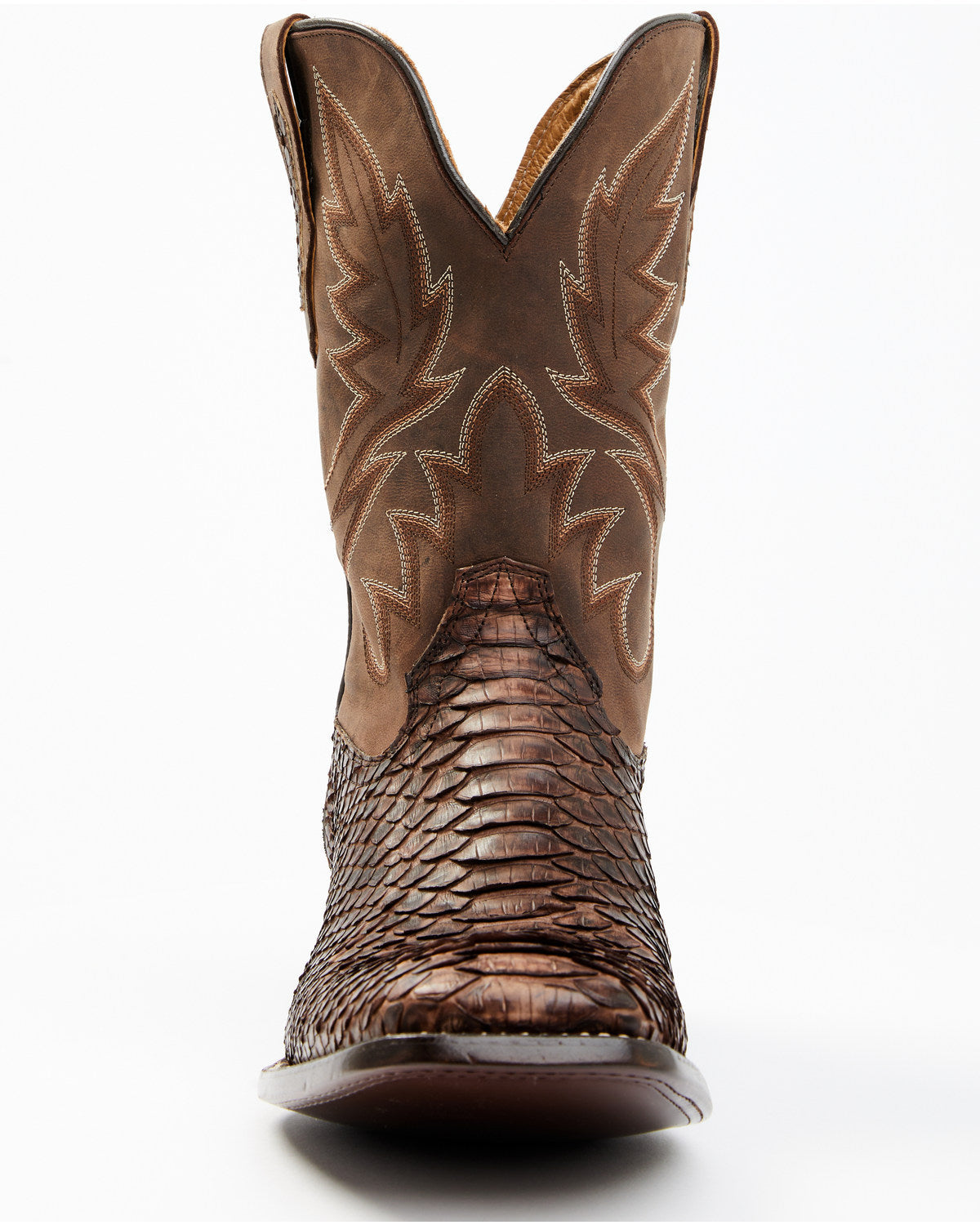Men's Exotic Python Western Boots - Broad Square Toe | Cody James Boots