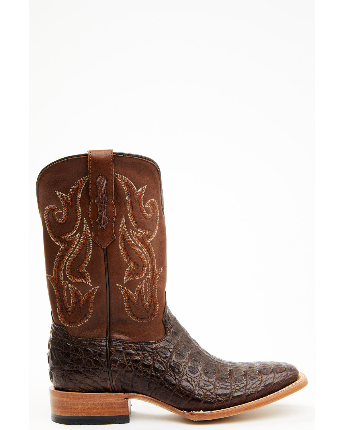 Men's Exotic Caiman Western Boots - Broad Square Toe | Cody James Boots