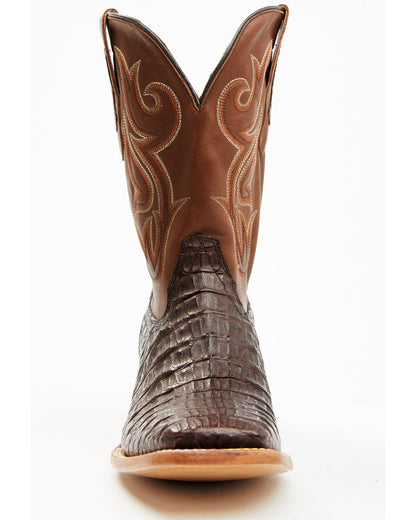 Men's Exotic Caiman Western Boots - Broad Square Toe | Cody James Boots