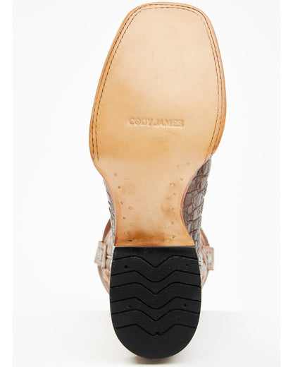 Men's Exotic Caiman Western Boots - Broad Square Toe | Cody James Boots