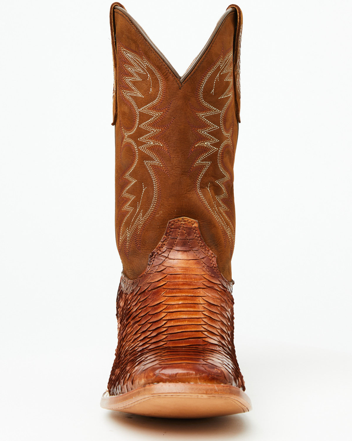 Men's Brandy Exotic Python Western Boots - Broad Square Toe | Cody James Boots