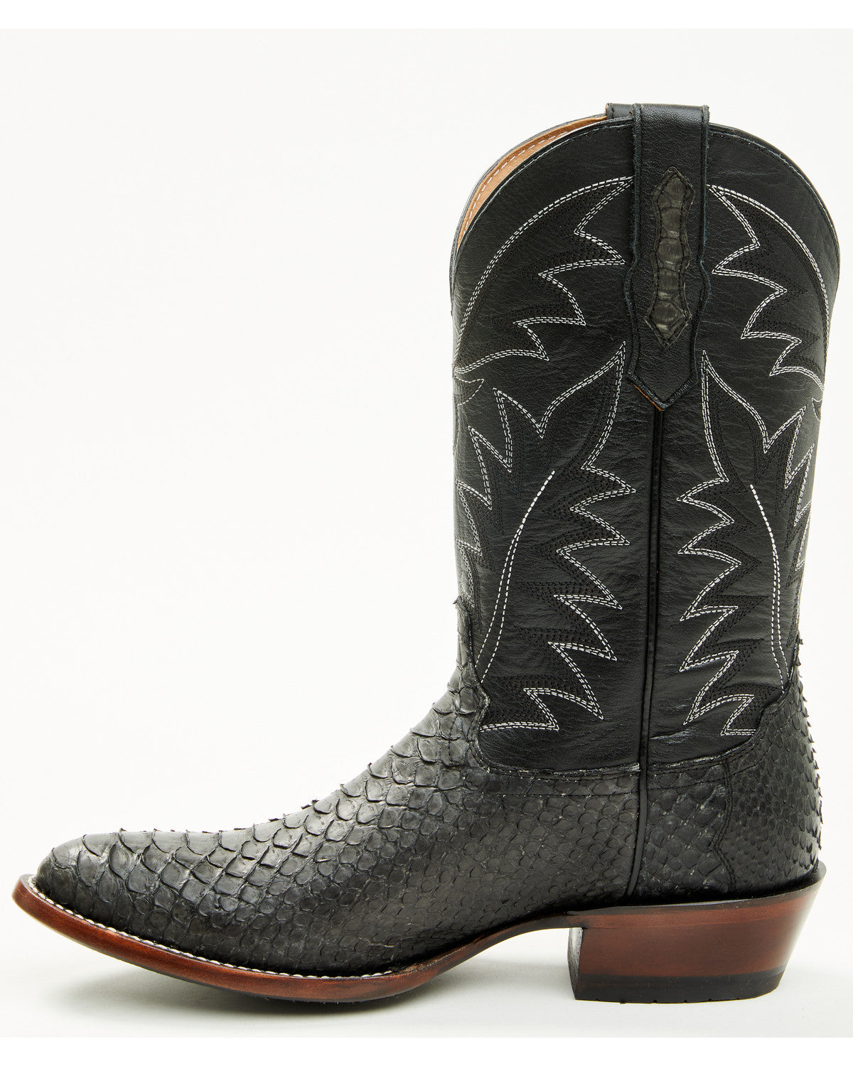 Men's Exotic Python Western Boots - Round Toe | Cody James Boots