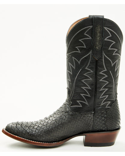 Men's Exotic Python Western Boots - Round Toe | Cody James Boots