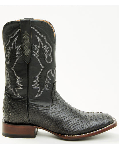 Men's Exotic Python Western Boots - Broad Square Toe | Cody James Boots