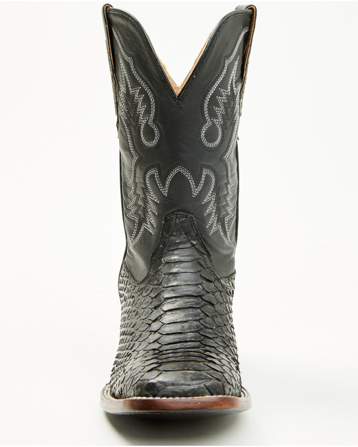 Men's Exotic Python Western Boots - Broad Square Toe | Cody James Boots