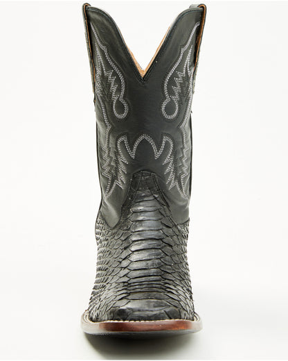 Men's Exotic Python Western Boots - Broad Square Toe | Cody James Boots