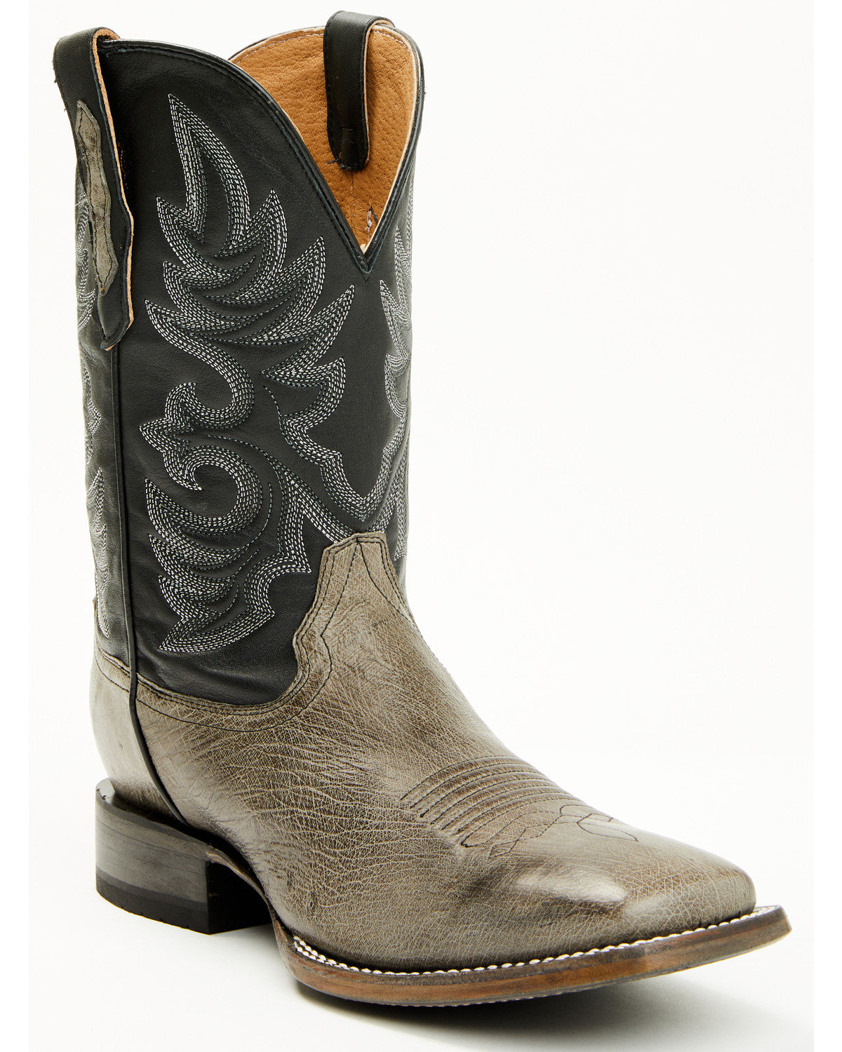Men's Exotic Ostrich Belly Western Boots - Broad Square Toe | Cody James Boots