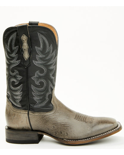 Men's Exotic Ostrich Belly Western Boots - Broad Square Toe | Cody James Boots