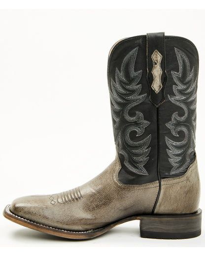 Men's Exotic Ostrich Belly Western Boots - Broad Square Toe | Cody James Boots