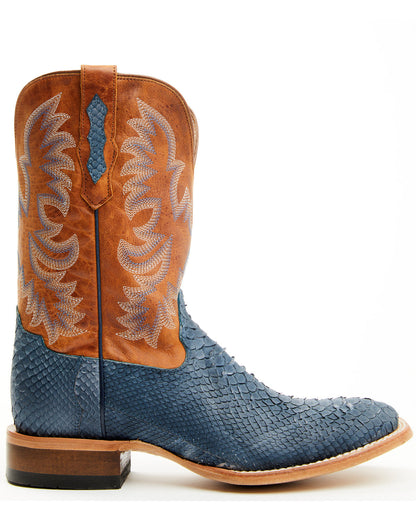 Men's Exotic Python Vulturno Western Boots - Broad Square T | Cody James Boots
