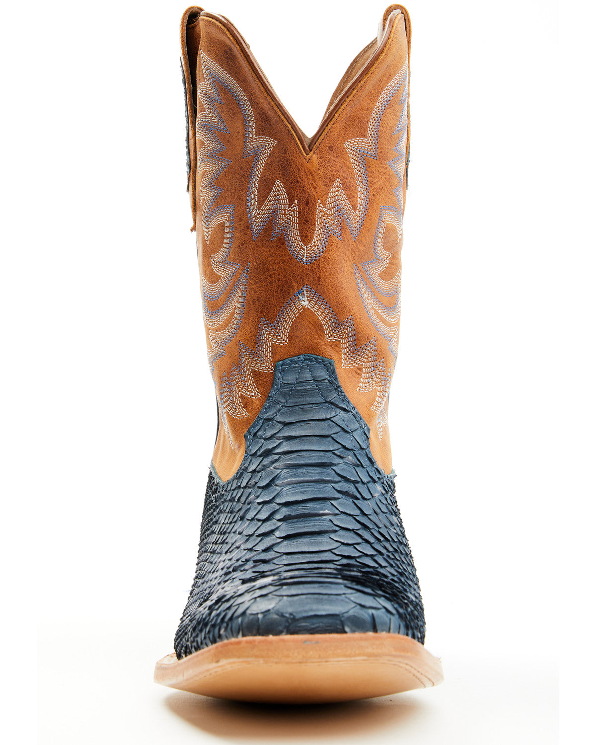 Men's Exotic Python Vulturno Western Boots - Broad Square T | Cody James Boots
