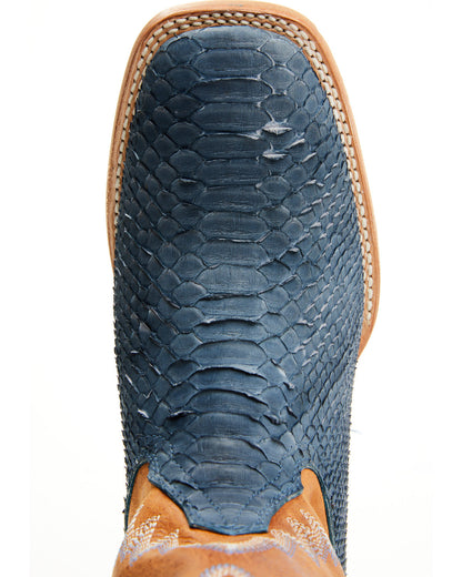 Men's Exotic Python Vulturno Western Boots - Broad Square T | Cody James Boots