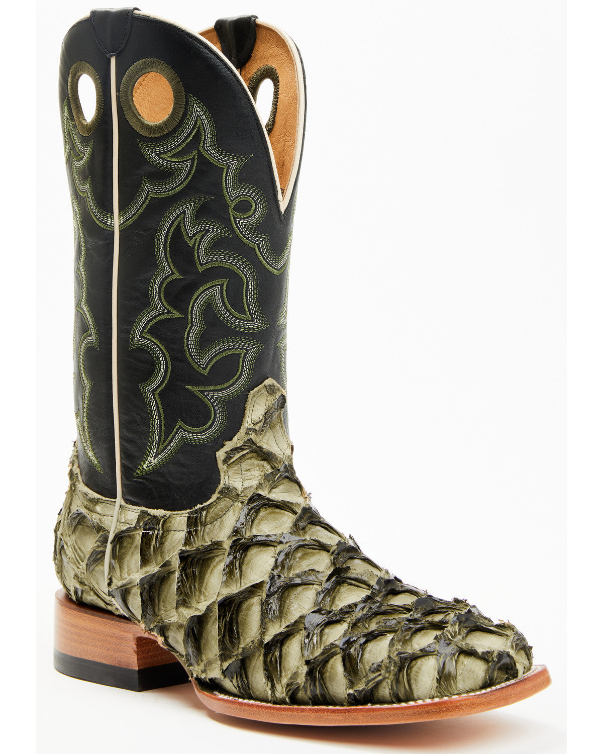 Men's Malaga Exotic Pirarucu Western Boots - Broad Square T | Cody James Boots|Accessories