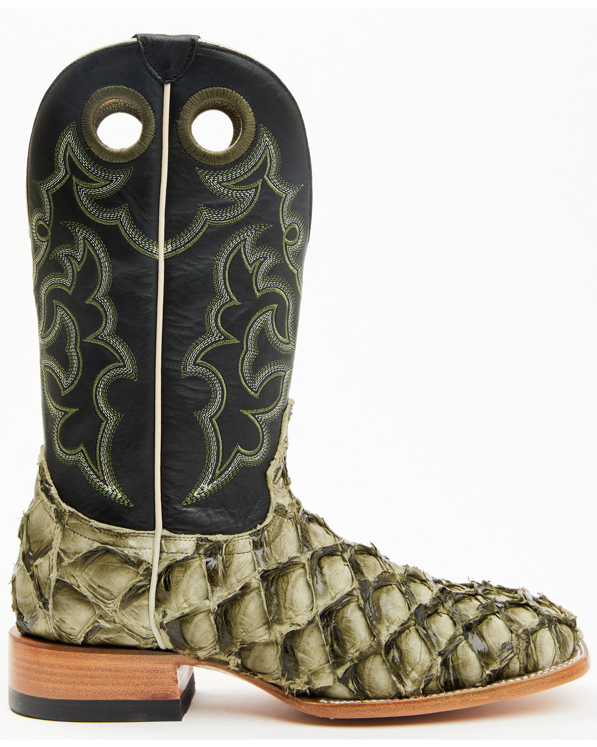 Men's Malaga Exotic Pirarucu Western Boots - Broad Square T | Cody James Boots|Accessories