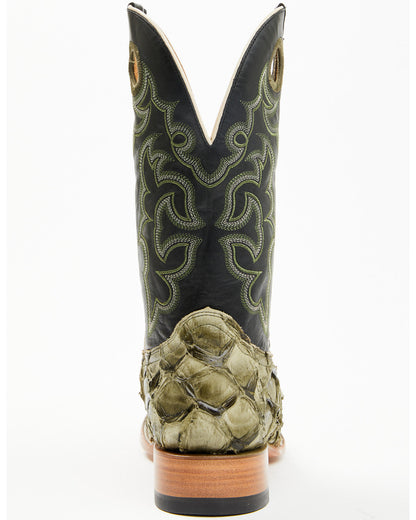Men's Malaga Exotic Pirarucu Western Boots - Broad Square T | Cody James Boots|Accessories