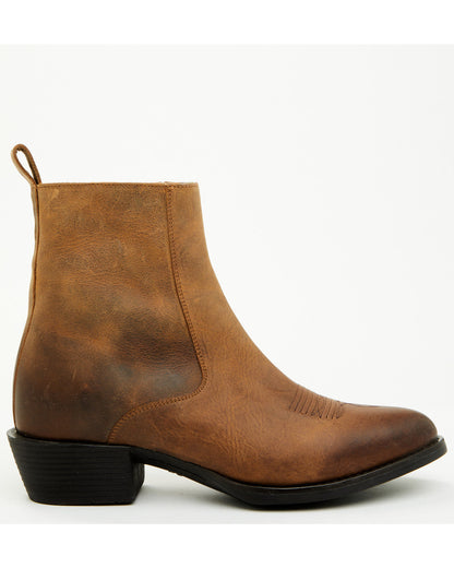 Men's Larsen Western Ankle Boots - Round Toe | Cody James Boots