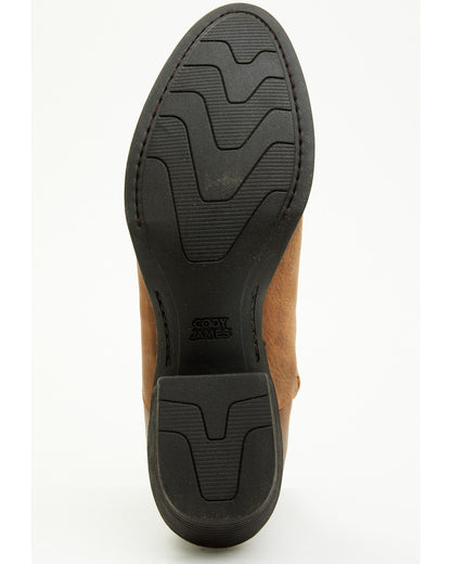 Men's Larsen Western Ankle Boots - Round Toe | Cody James Boots