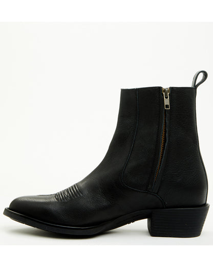 Men's Larsen Western Ankle Boots - Round Toe | Cody James Boots