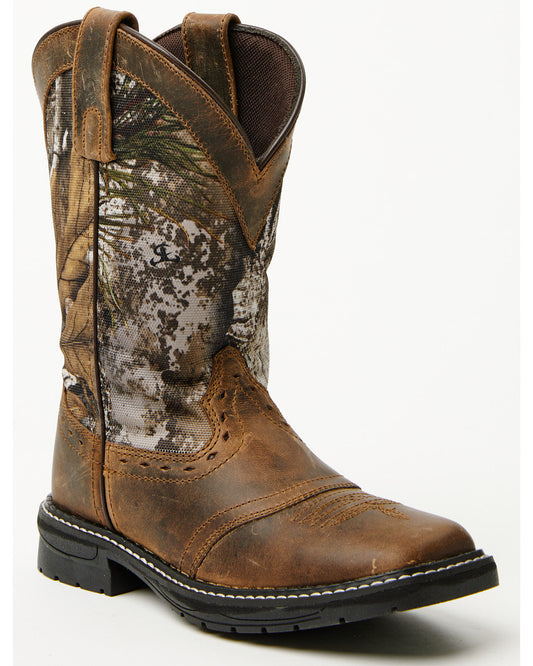 Boys' Tucker Western Boots - Broad Square Toe | Cody James Boots