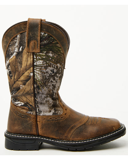 Boys' Tucker Western Boots - Broad Square Toe | Cody James Boots